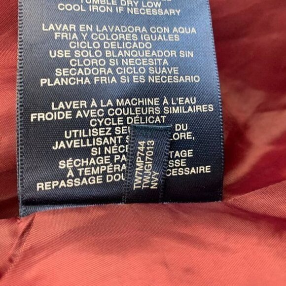 Tommy Hilfiger Women's Quilted Zip Front Puffer Jacket w/Hood-Navy Blue, Sz M - Picture 8 of 10